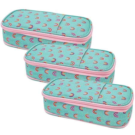 Teacher Created Resources Oh Happy Day Rainbows Pencil Case, 3PK TCR6120